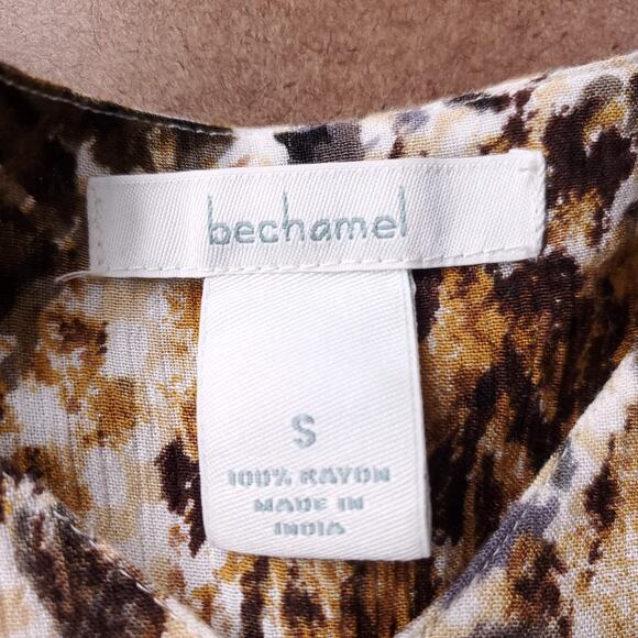 Patio Dress Sz S Animal Leopard Print Side Pockets MUMU Lounge Pullover Boho - Picture 9 of 13